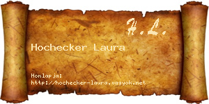 Hochecker Laura névjegykártya