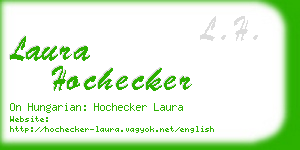 laura hochecker business card